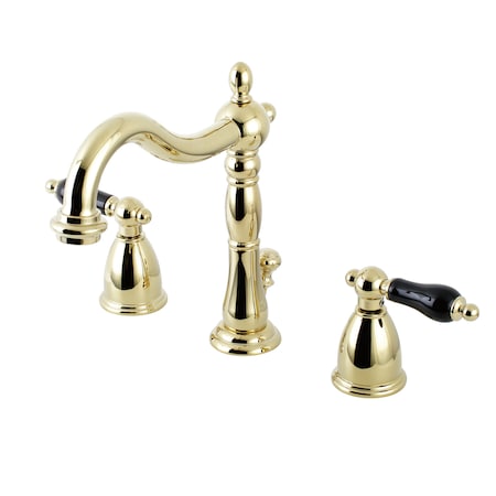 Kingston Brass 8" Widespread Bathroom Faucet, Polished Brass KB1972PKL